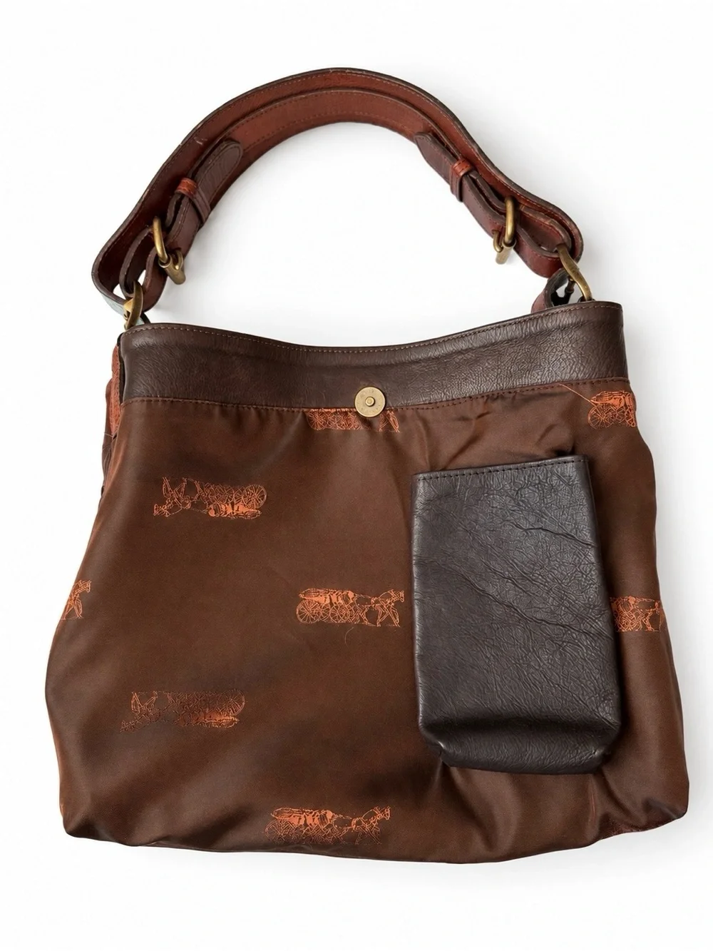 Juan Antonio Medium Soft Leather Turquoise Hobo Shoulder Bag